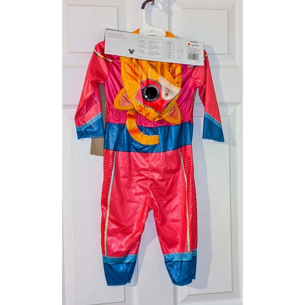 Disney‎ Super Kitties Ginny Toddler Costume 2T Pink Cat Ears Hooded Jumpsuit NWT - Picture 5 of 6